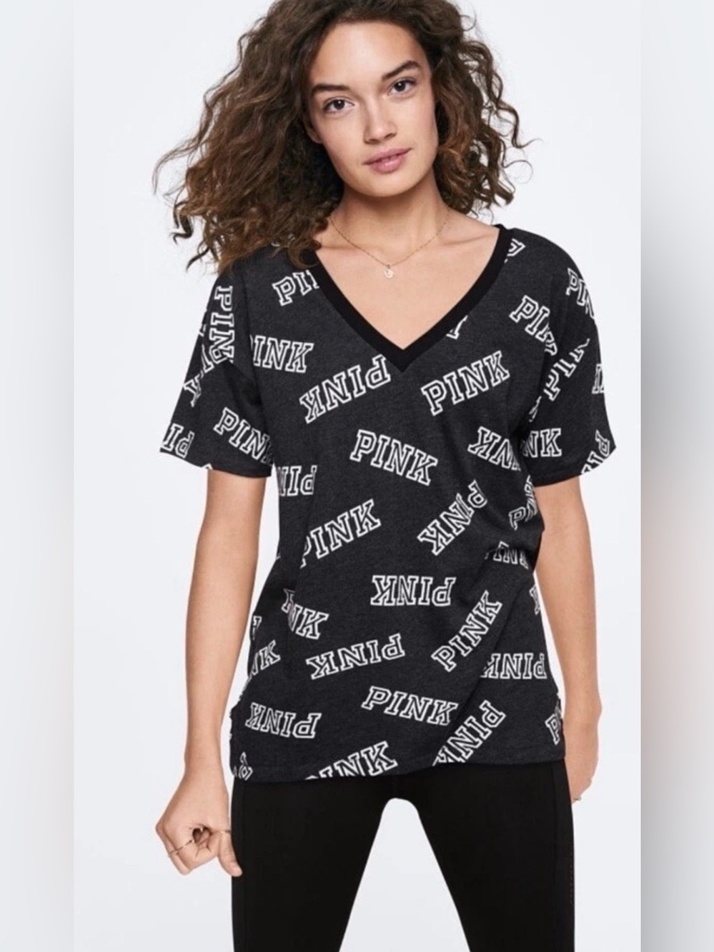 Victoria's Secret PINK Perfect Short Sleeve Tee Shirt ~ Size: Medium
